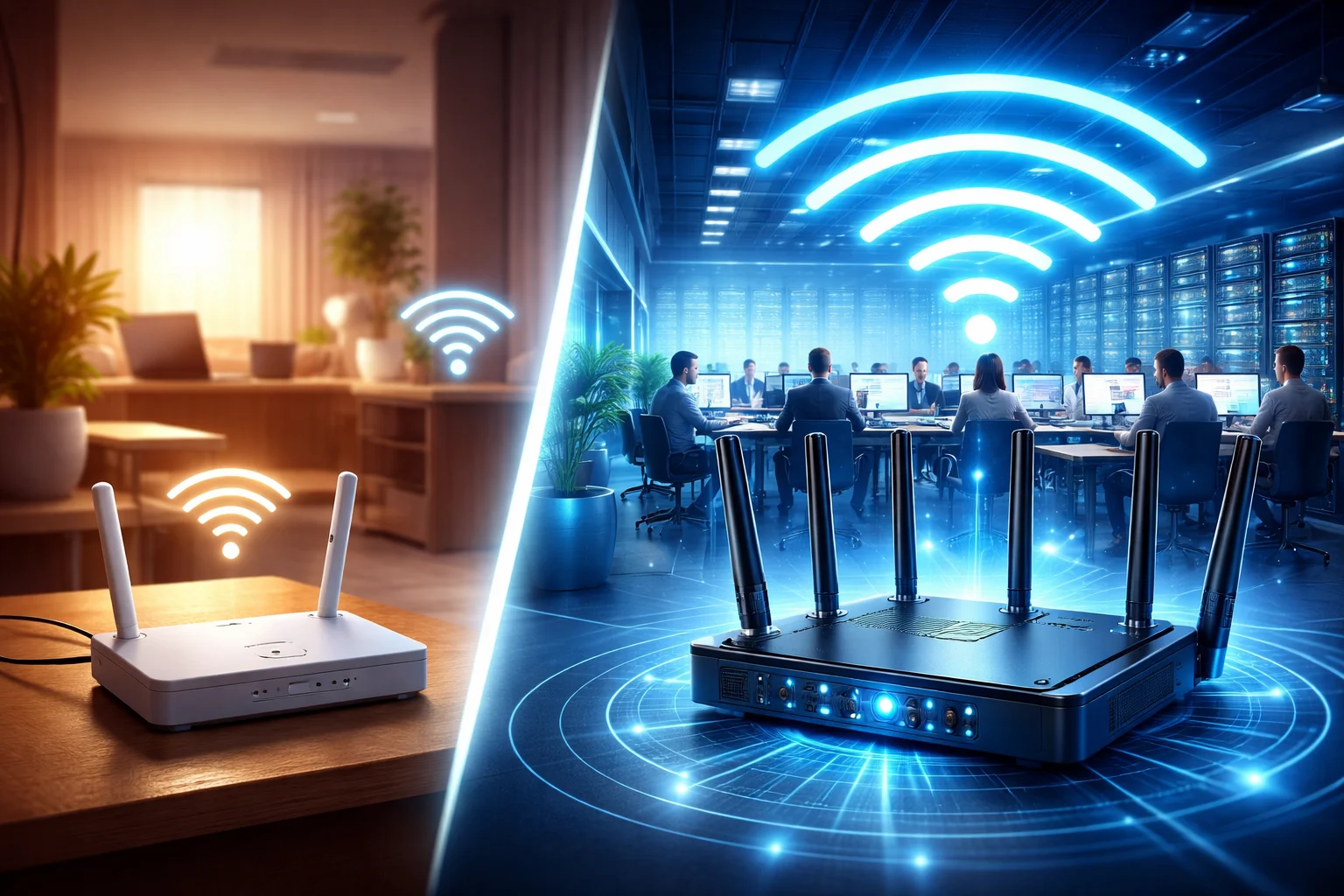 Wi-Fi Corporativo de Alta Performance: Sem quedas, sem estresse